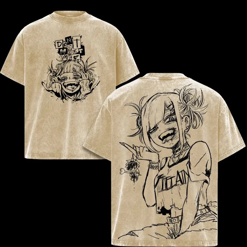 My Hero Academia Toga Himiko Unisex Graphic Tee - Harajuku Style Cotton T-Shirt