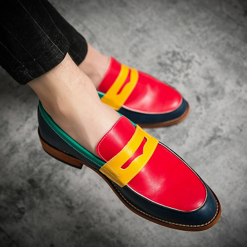 Fashion Classic Lefu Shoes Round Toe Lightweight Outdoor Driving Shoes Business Office Men's Shoes Color Size 38-48
