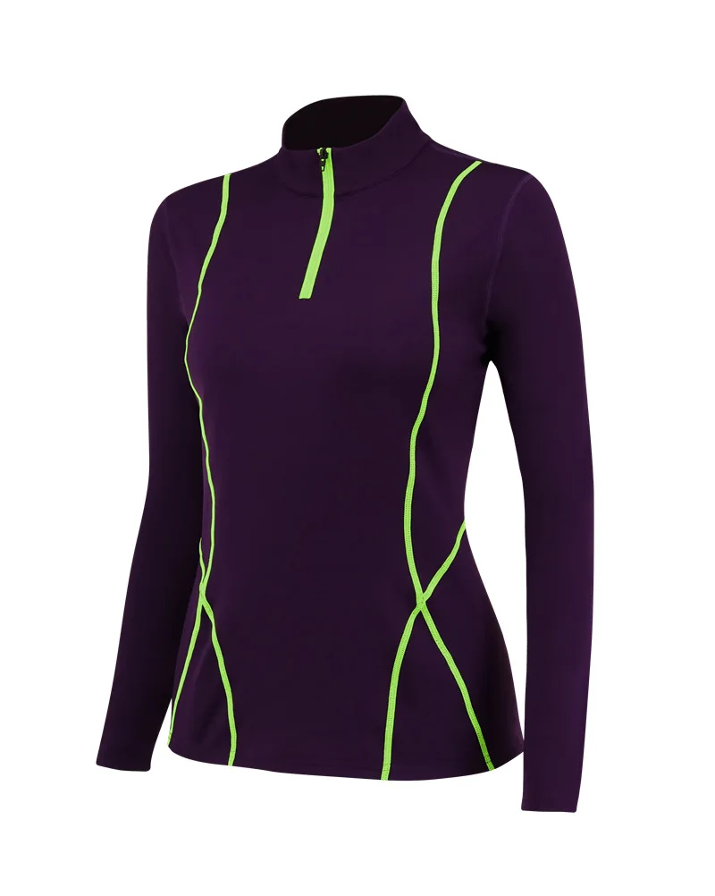 

Терморубашки спортивные с длинным рукавом для женщин топ для тренажерного зала йоги рубашка зимний спортивный топ на молнии куртка для фитнеса термобелье Рубашки