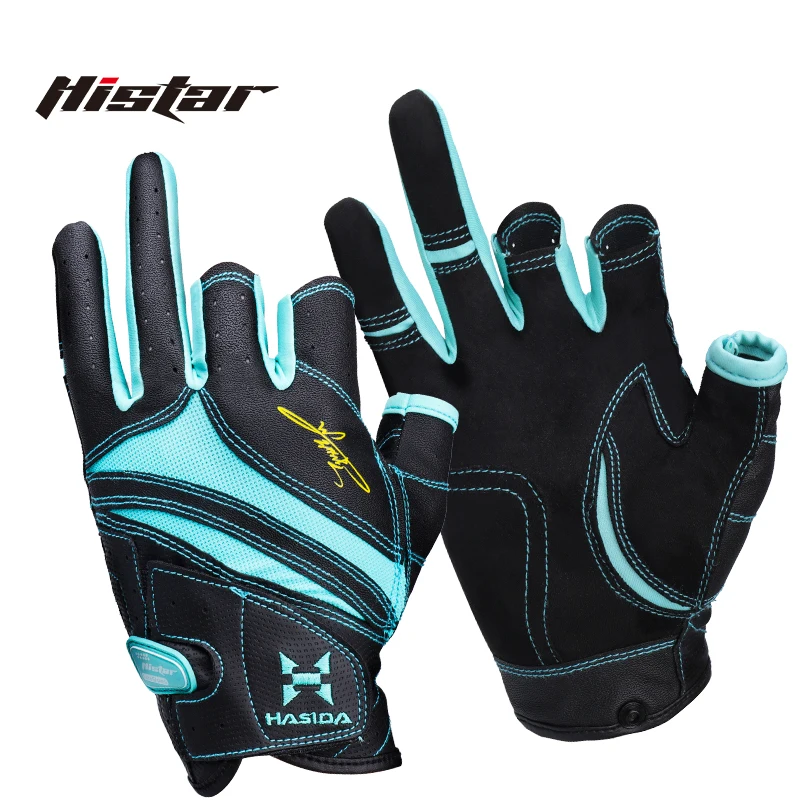 HISTAR Drying Quickly 3D Design Anti-Slippery Abrasion Resistance Hot Selling Imported Fabric La Shirley Fishing Glove