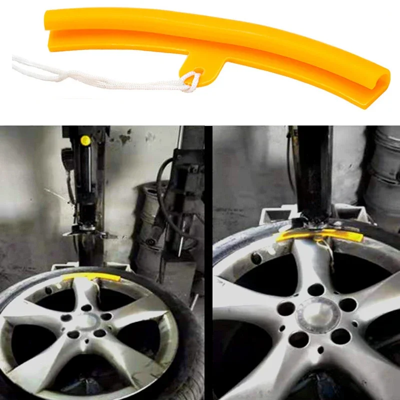 2 Proteggi Cerchioni Per Auto E Moto - Strumenti Per Cambio Gomme Antigraffio - In ABS, Blu, 145x22 Mm