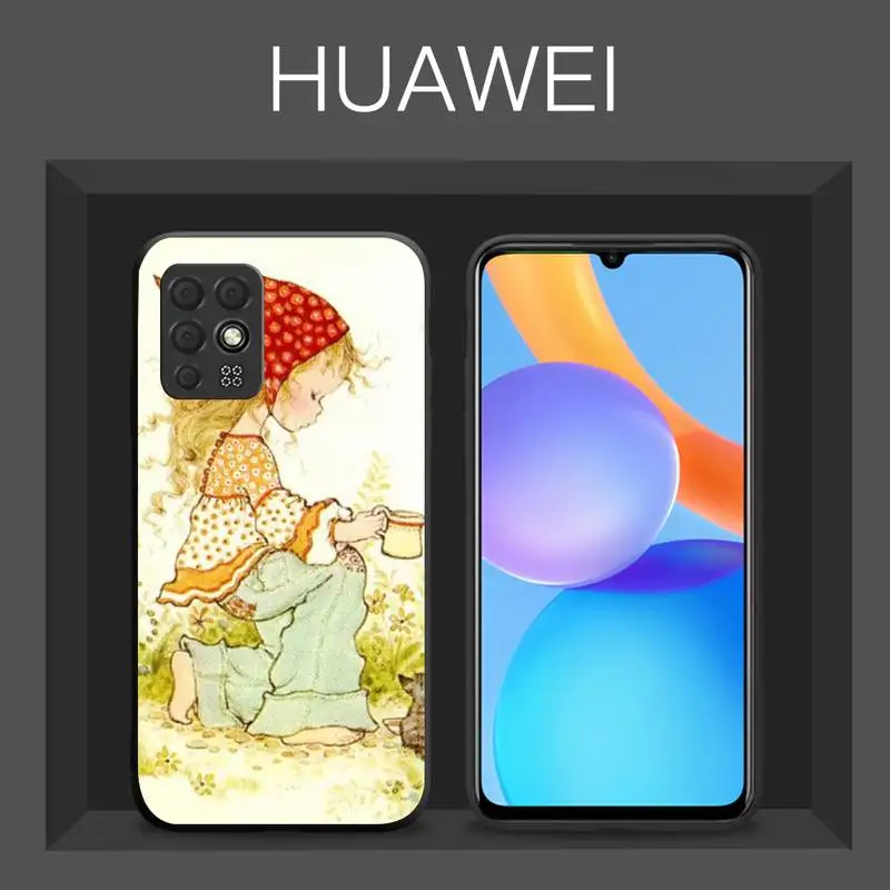 Sarah Kay Art Painting Pattern Custodia Per Telefono Per Huawei Honor Mate 10 20 30 40 I 9 8 Pro X Lite P Smart 2019 Nova 5T