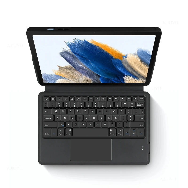 Teclado Inteligente para Samsung Galaxy Tab Estojos de Teclado Bluetooth Tablet Shell Tpu a8 sm X200 X205 a8 sm X200 X205 105 Case - Imagem 2
