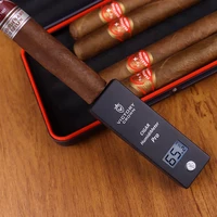 2024 New Cigar Hygrometer Digital Tool for Monitoring Cigar Humidity Levels Cigar Accessories 2