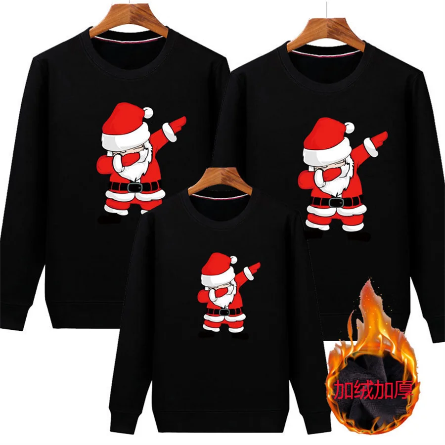 Suéteres navideños de moda, sudaderas de alta calidad, pijamas navideños, ropa de algodón a juego para madres, bebés e hijas