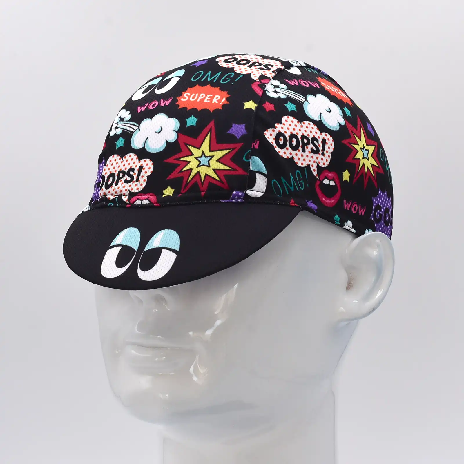 New Retro Cartoon Series Cycling Caps Unisex Size Outdoor Bicycle Sports Hat's Breathable Quick Dry 5