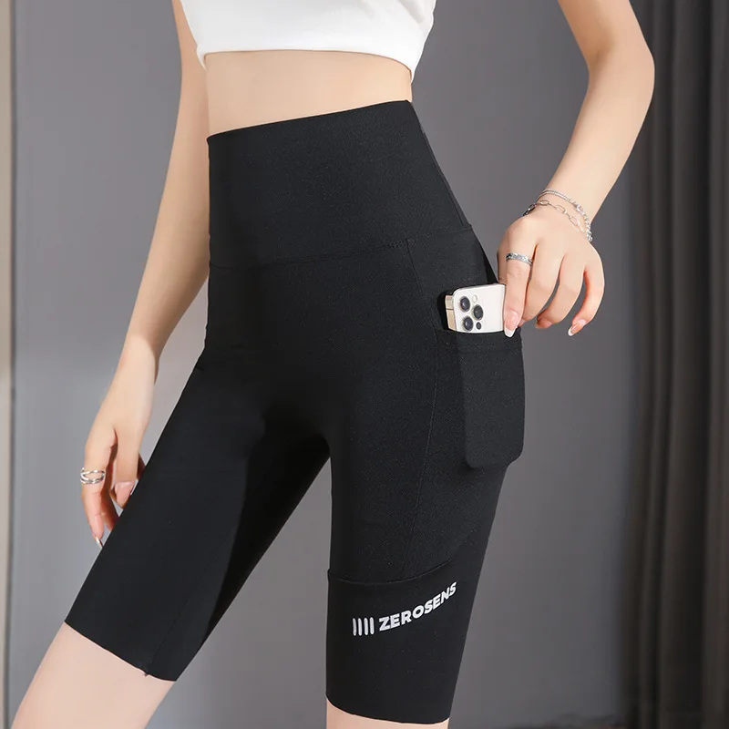 Sports Leggings Yoga Pants Sports Pants Female Tights Seamless Leggings With Pocket Women Soft Workout Tights Fitness Outfits Yoga Pants High Waist Gym Wear Spandex Leggings