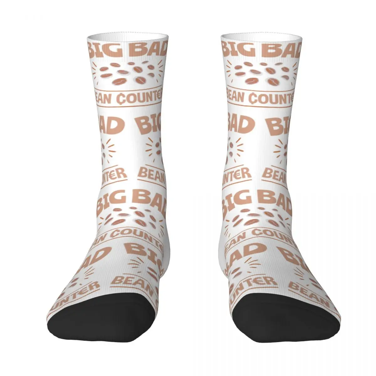 

Big Bad Bean Counter Socks Harajuku Sweat Absorbing Stockings All Season Long Socks Accessories for Man's Woman's Gifts