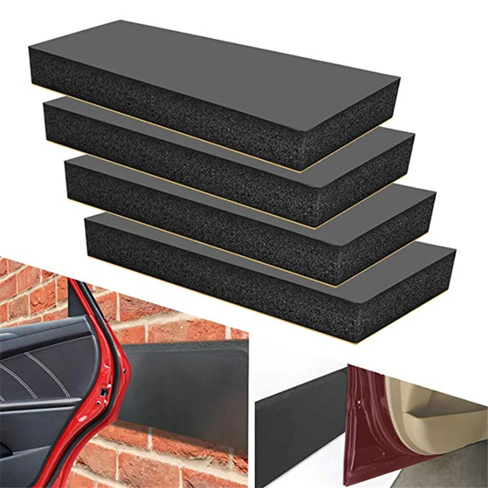 4pcs Set Garage Car Door Protector Wall Corner Bumper Guard Foam Block For Parking Spaces Warehouses Protecte Bump And Scratches