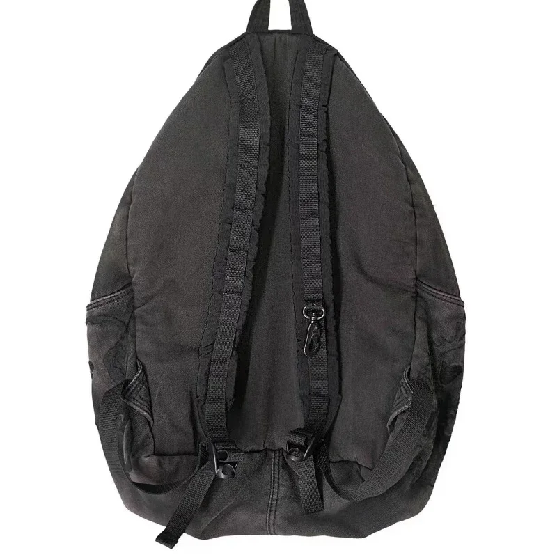 Y2k Aesthetic All Match Letter Embroidery Backpack Patchwork Vintage Gothic Schoolbags Luxury Design Casual Students Backpacks 3