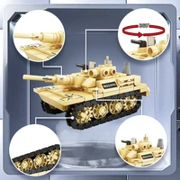 MOC 99A Main Battle Tank M1A2 War Military City Vehicle Car Building Blocks Classic Model Bricks Kits Sets Ideas 2