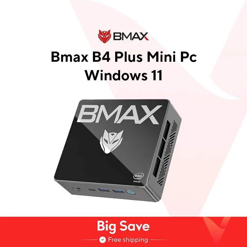 ミニPC BMAX Mini PC B4Plus Amazon.com: Bmax B4 Plus Mini PC Intel N100(up to 3.4GHz