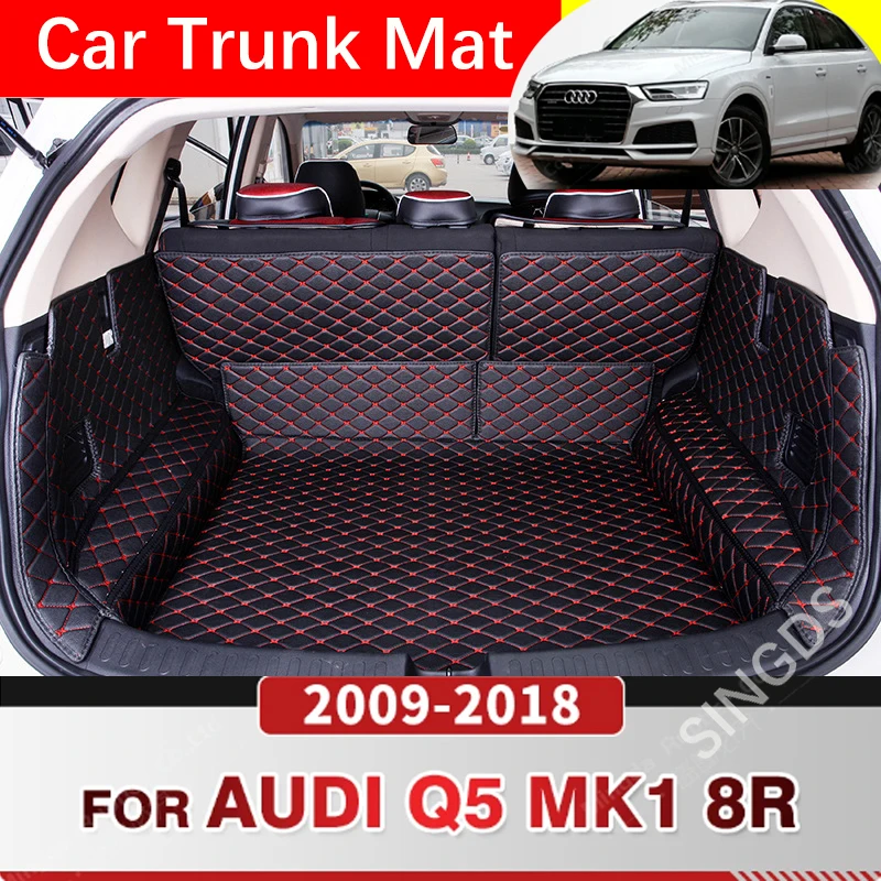 

Коврик для багажника с полным покрытием для Audi Q5 MK1 8R 2009-2018 17 16 15 14 13 12 11 10