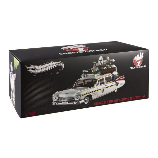 Hot Wheels Elite Ghostbusters Ii Ecto 1a 1:18 Scale Diecast Model