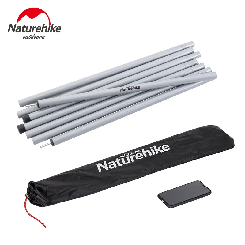 Outdoor Camping Sunshade Accessories Tent Awning Canopy Poles Bracket Fittings Thickening Pole 2m 2.2m 2.4m 2pcs camping tent pole