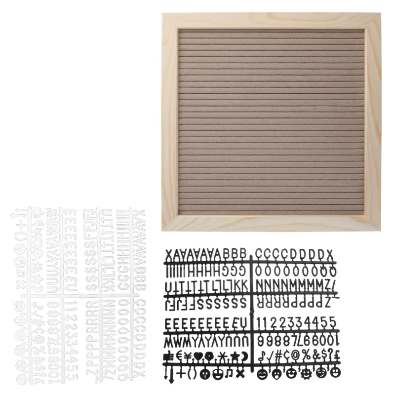 YYDS Felt Message Board Sign Board with Letter Words Pine Frame Felt Letter Boards