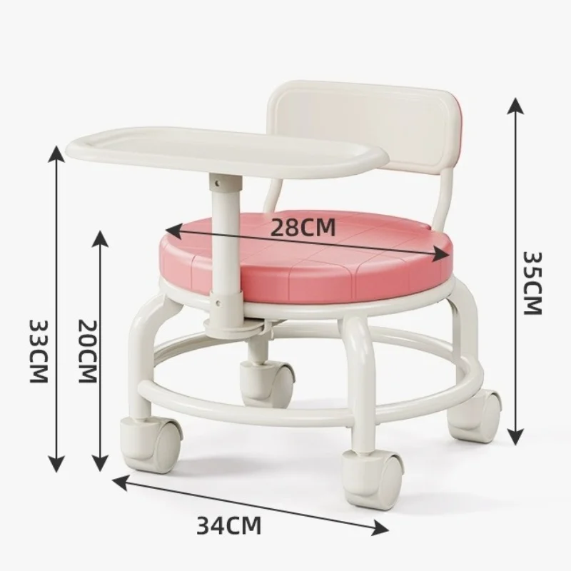 Children growth chair with roller skating fun occurrence called chair multifunctional baby dining table household small