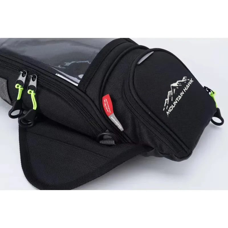 Compact Motorcycle Fuel Bag with Mobile Phone Navigation Holder & Multi-Functional Storage