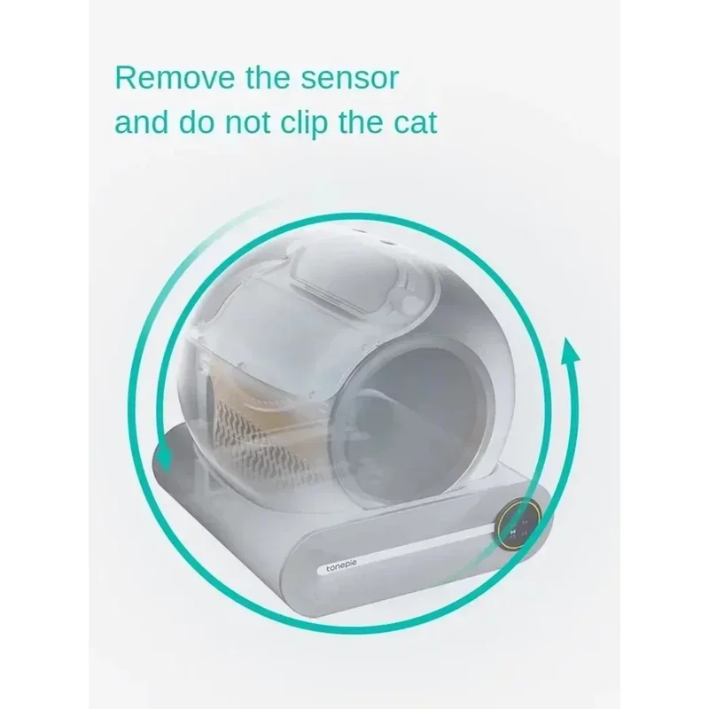 Tonepie Automatic Smart Cat Litter Box Self Cleaning App Control Large Cat Toilet 65L Watermen For Cat English Version Cats 6