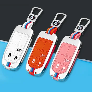 Portachiavi custodia portachiavi per Jeep Renegade Compass Grand Cherokee per Chrysler 300C Wrangler Dodge accessori auto portachiavi - Portachiavi custodia portachiavi per Jeep Renegade Compass Grand Cherokee per Chrysler 300C Wrangler Dodge accessori