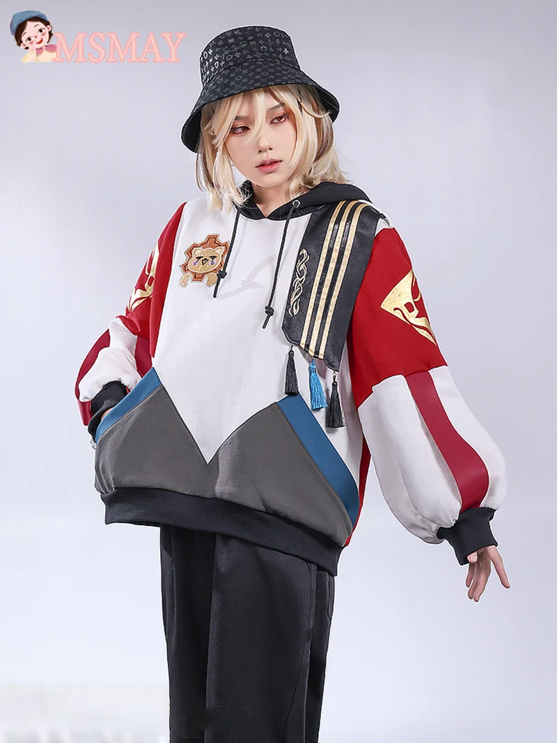 

MsMay Alhaitham/Kaveh Cosplay Costumes Game Genshin Impact Women Men Sweatshirt Outfit Halloween Party Unifrom