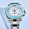 PAGANI DESIGN 2024 New 40MM GMT Watch Milk White Dial Top Brand Luxury Men Watch Ceramic Night Light Automatic Mechanical Watch 2
