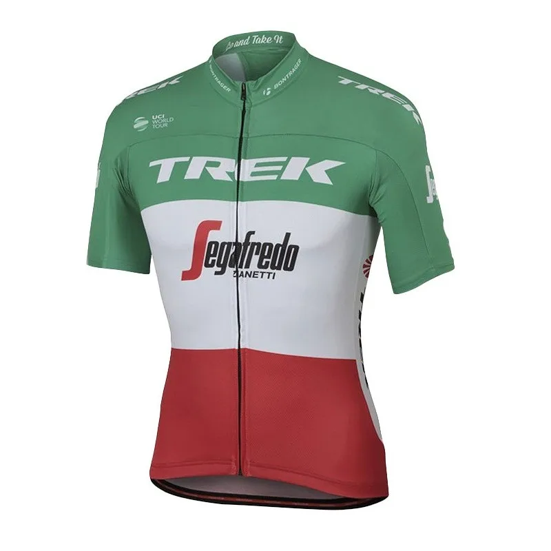 Trek 2022 Cycling Jersey Men Cycling Clothing Quick Dry Bicycle Short Sleeves MTB Mallot