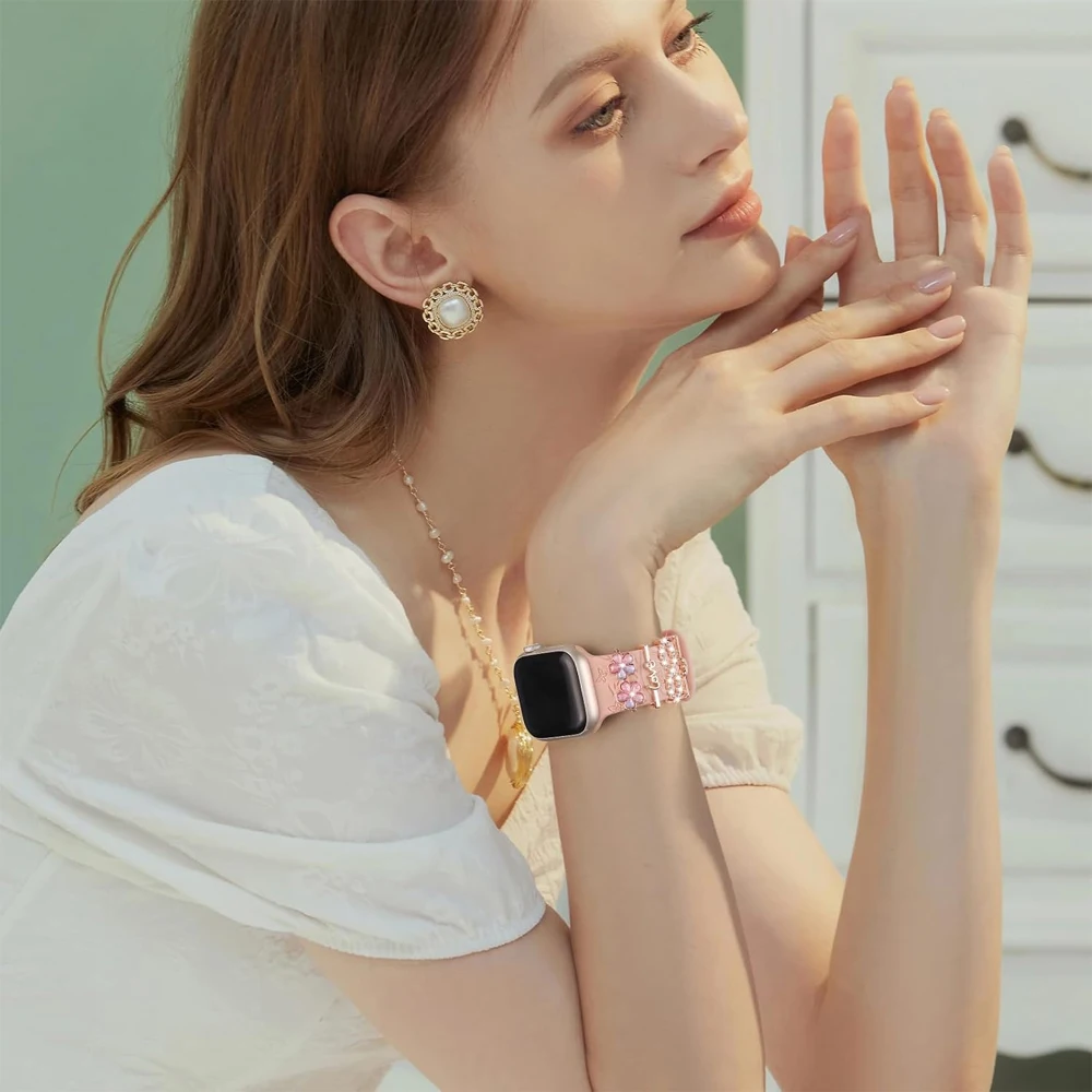 Stylish Decorative Charms for Watch Bands - Accessory Rings for Customizing Your Strap