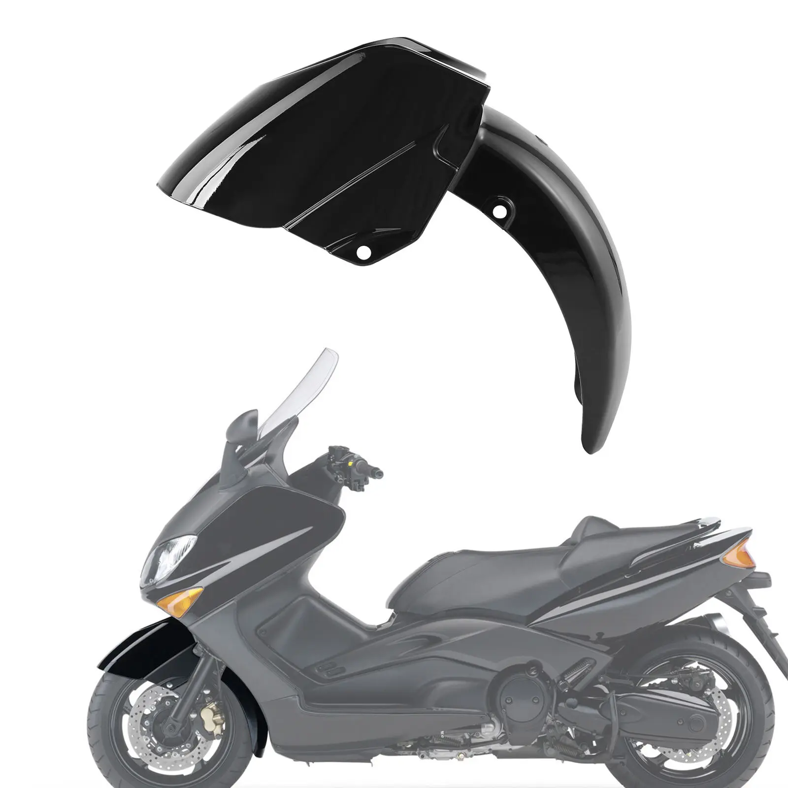 

Motorcycle Black Front Fender Plastic Fairing Cowl For Yamaha T-max 500 2001-2007 02 03 04 05 06