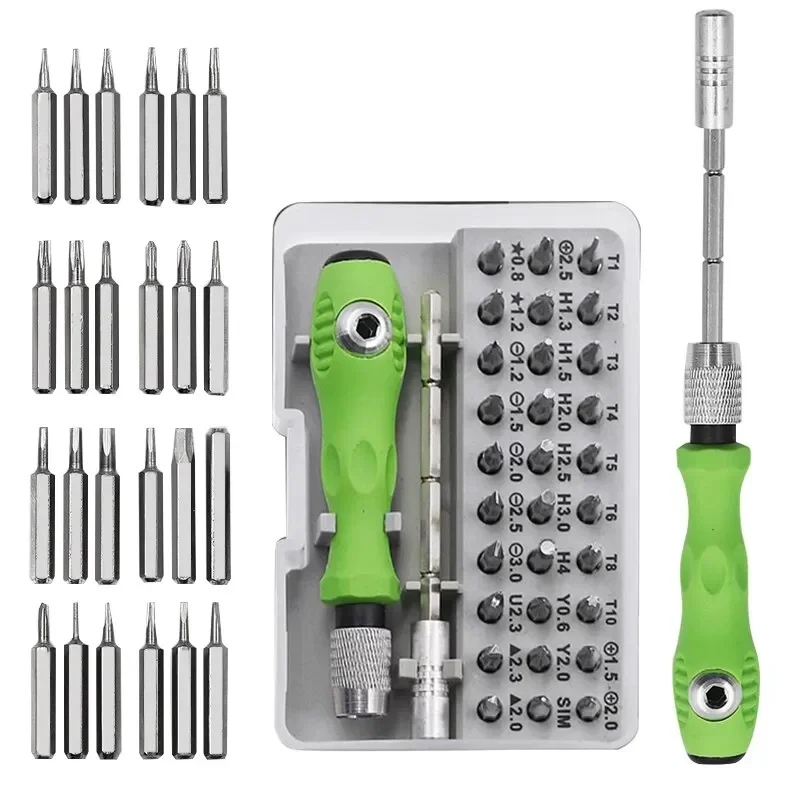 32 In 1 Multifunctional Screwdriver Combination Household Portable Cross Magnetic Precision Screwdriver Set Maintenance Tool New