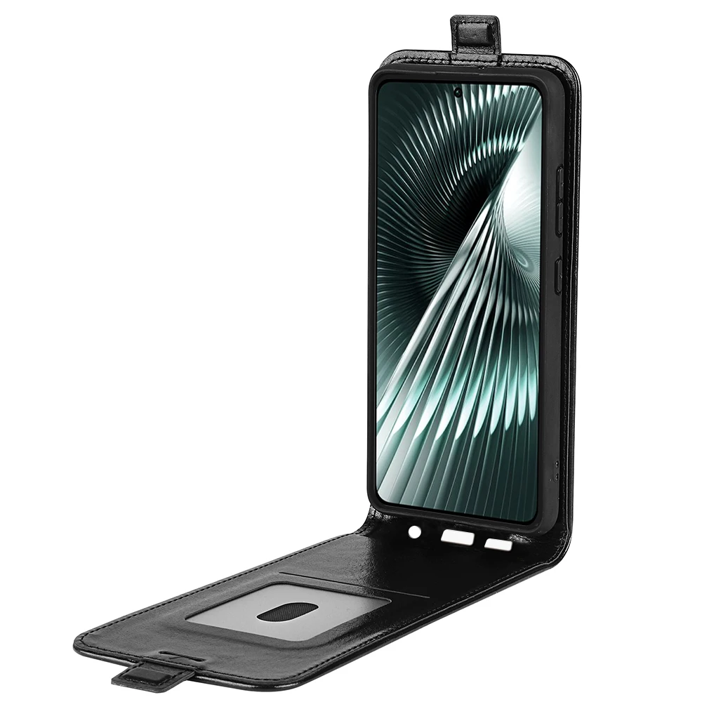 For Poco F6 Case Flip Leather Cases Soft Cover Vertical Wallet Leather Credit Card Slot For Poco F6