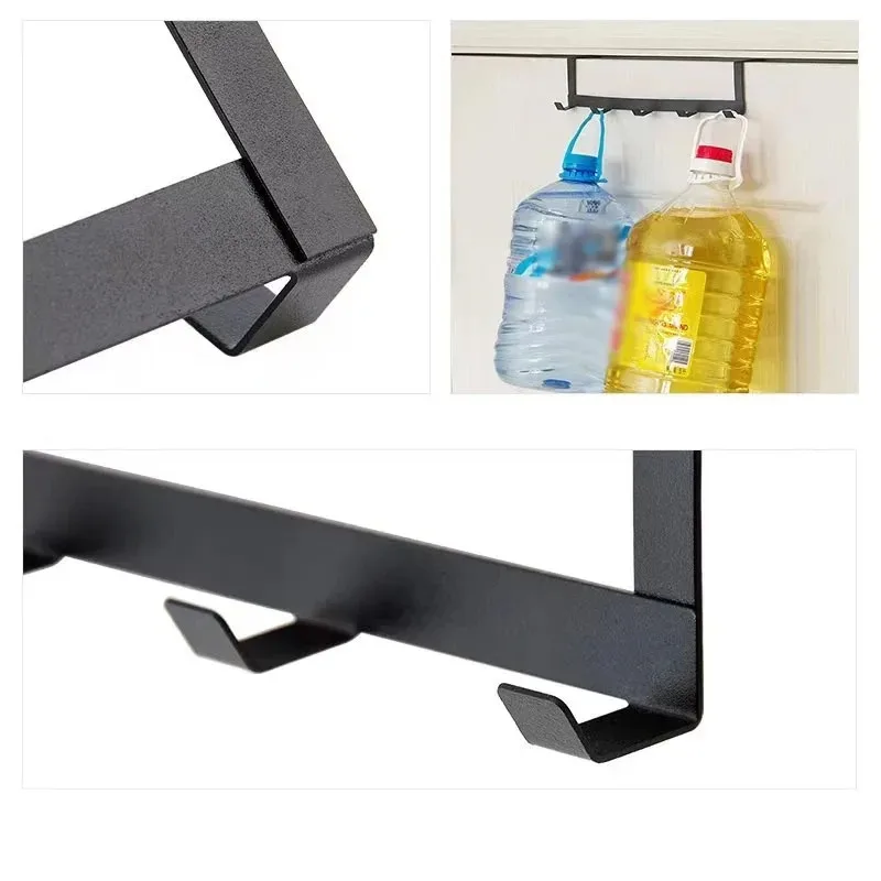 Description Picture 6 of itemBedroom Hooks Over The Door 5 Hooks Home Bathroom Organizer Rack Clothes Coat Hat Towel Hanger Bathroom Kitchen Accessories