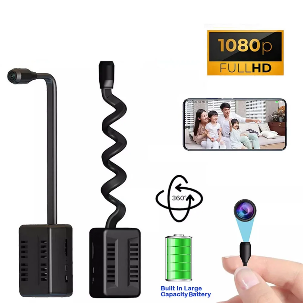 Mini WiFi Camera HD 1080P Wireless Nanny Cam with Motion Detection Surveillance Camera for Home Indoor Baby Dog Cat