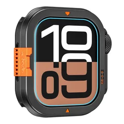 Dual-Function Metal Protective Case & Frame Protector for 46mm (Black)