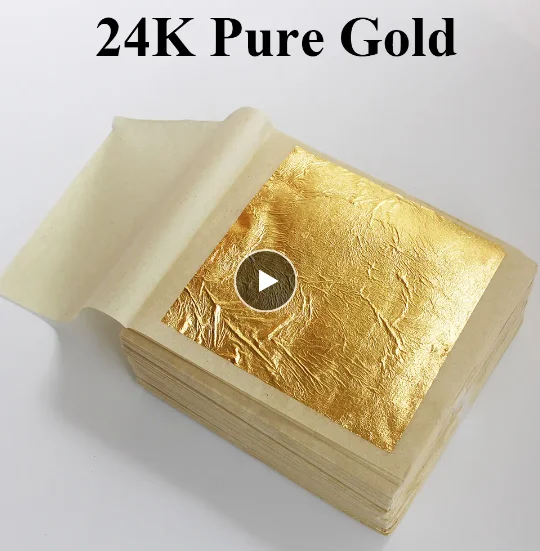 

100pcs of 4.33cm and 100pcs of 8cm gold foil,10 sets each
