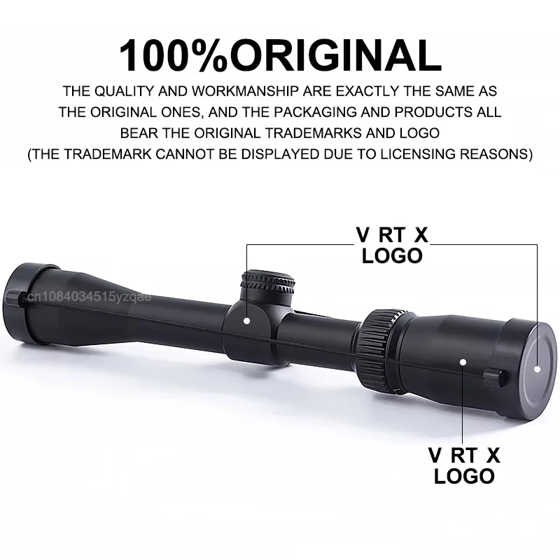 Original V RT X Optics C F Ⅱ 2-7&times;32 Second Focal Plane(SFP) Hunting Riflescope Dead-Hold BDC Reticle 1 inch/25mm Tube