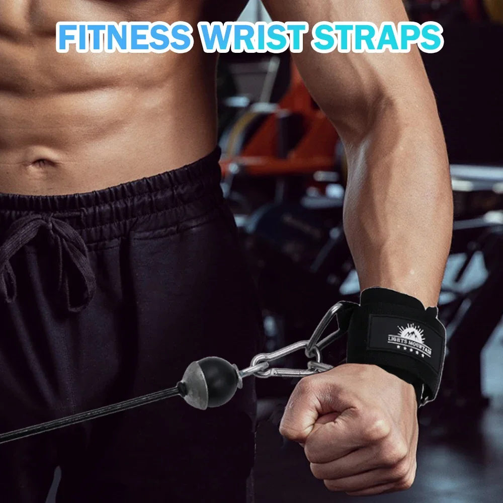 Wrist straps for Resistance band workout Cable Machines Neoprene Padded Wrist Cuffs Gym Home Fitness Equipment 1Pair 6