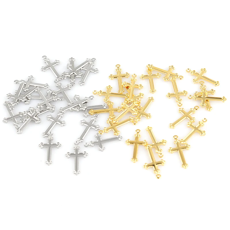 5Pack Stainless Steel Oil Pressed Semi Glossy Crucifix Charm Pendant for  DIY Jewelry Making Earrings Necklace Jewelry Accessori