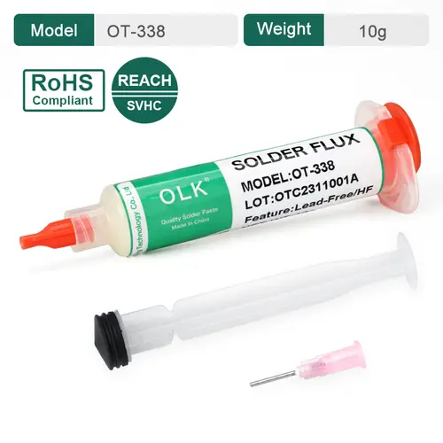 Olk SMD Flux Pcb Repair Soldering Flux No-Clean Solder Paste Welding Advanced Oil Flux For Welding Grease 10cc Soldering Repair - Image 13