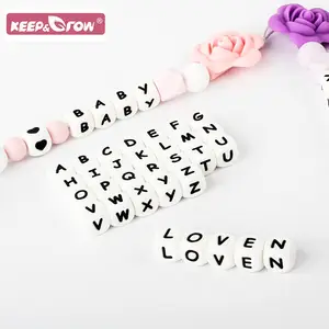 Chupeteros Silicona Letras - Mordedores Para Bebé - AliExpress