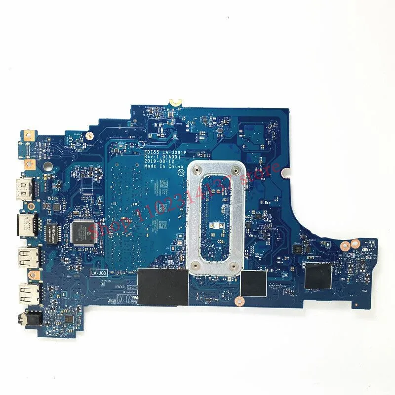 para Dell 3493 3593 Cn052x6w 052x6w 52x6w com Srg0s I31005g1 Cpu Mainboard Fdi55-la-j081p Portátil Placa-mãe 100 Completamente Testado ok - Imagem 2
