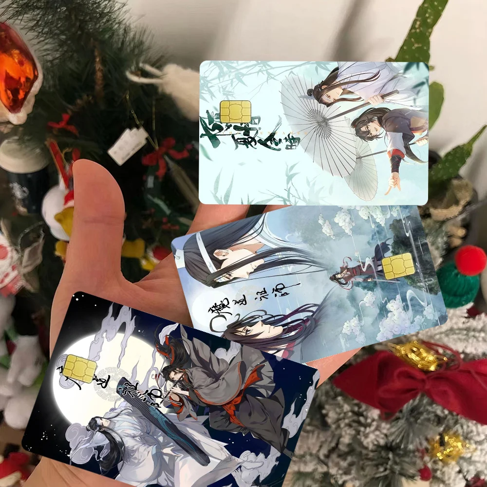 Mo Dao Zu Shi Anime Young Creidt Card Debit Card Sticker Film Case Front Tape For Small Big Chip No Chip