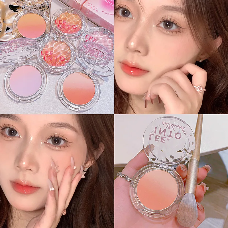 

LEEINTO Smart Powder Mist Gradient Blush Matte Natural Nude Makeup to Enhance the Complexion Girly Rouge