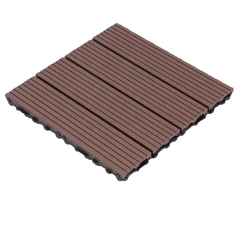 Wood Plastic Composite Deck Tiles, WPC Interlocking Deck Tiles,Outdoor Flooring Waterproof Pavers
