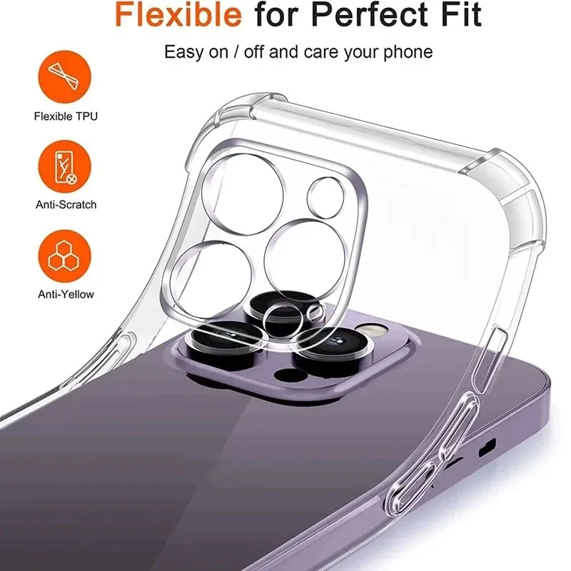 Transparent Fashion Card Holder Wallet Phone Case with Clear Photo Pocket