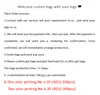 100Pcs Customized Logo Color Shopping Bag With Handle Plastic Gift Bag Businesses  Customer Plastic Bag(Print Fee isn't Included 2