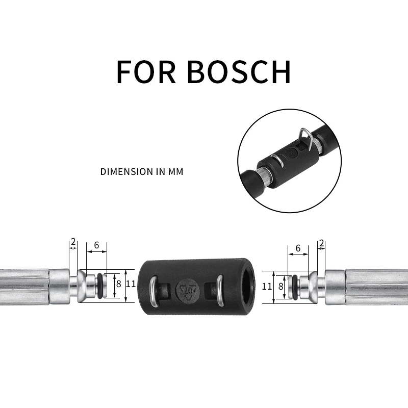 Extension Pipe Connector For Pressure Washer Hose Adapter For Karcher Bosch Nilfisk Sthil Connect More Pipe Hose Into One 4