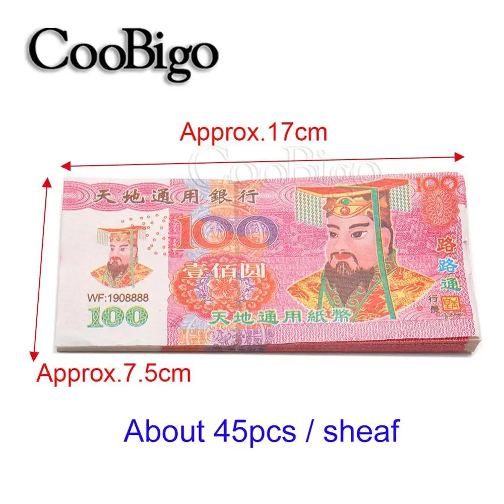 50 PCs Ancestor Money USD Joss Paper Money Ancestor Money to Burn Hell Bank  Note