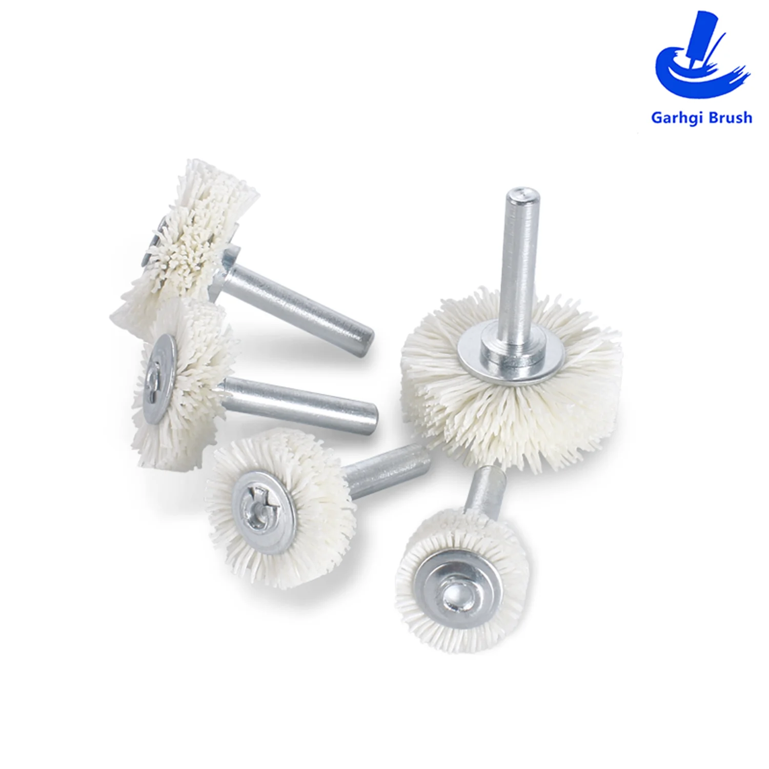 320Grit Nylon Draht Rad Pinsel Polieren Farbe Streifen Skala Rost Reinigung Weichere Metalle Aluminium Bohrer CNC Maschine Werkzeug Zubehör – Detail 12