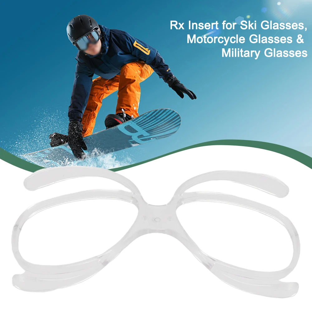 

1x Prescription Ski Goggle Insert Optical Adaptor TR90 Flexible Bendable Universal Size Inner Frame Snowboard Motorcycle Goggle